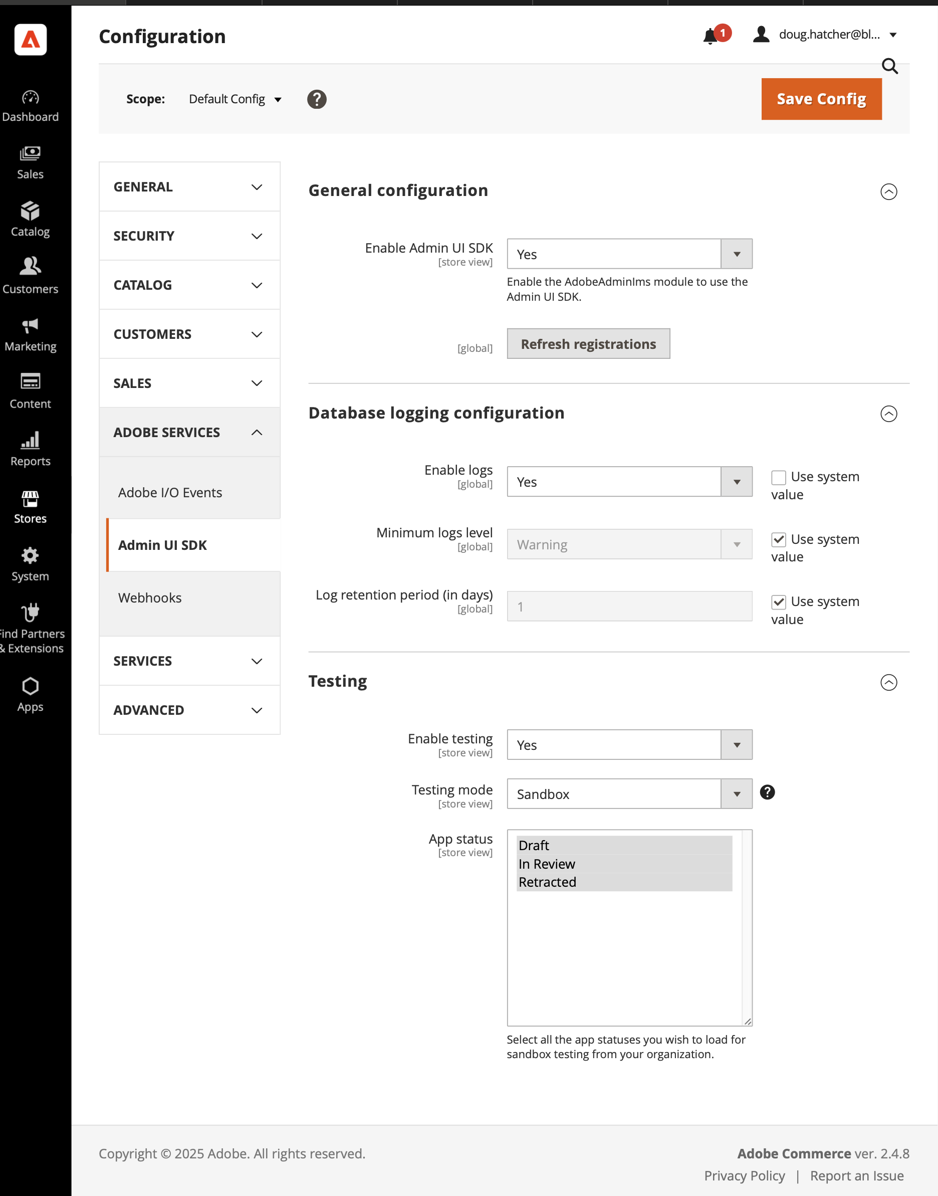 Running Admin UI SDK Locally