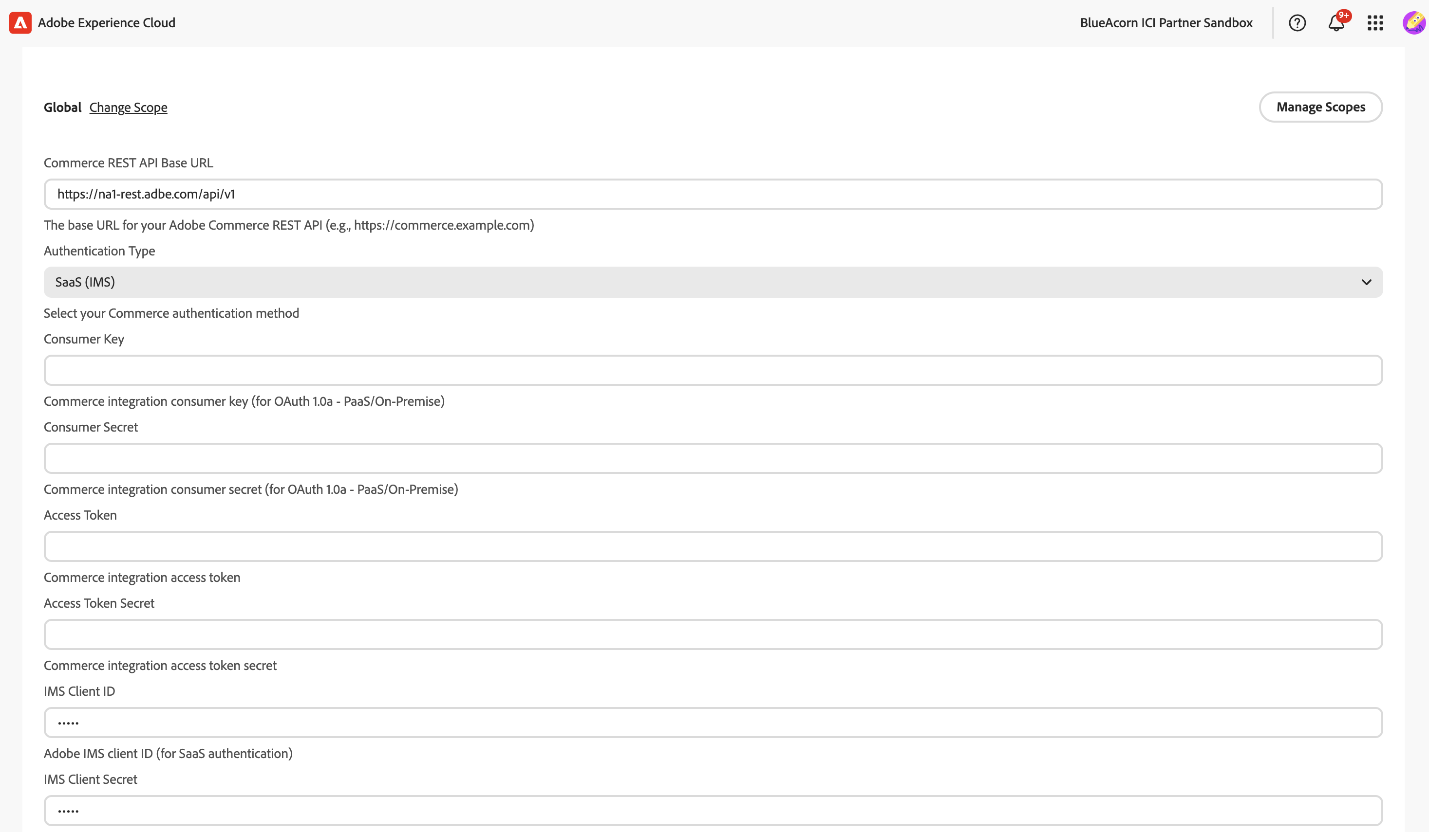 App Management SaaS Configuration